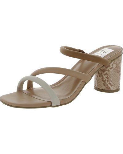 DV by Dolce Vita Myla Faux Leather Mule Sandals - Natural