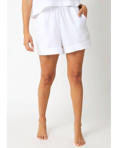 Olivaceous Lottie Shorts - White