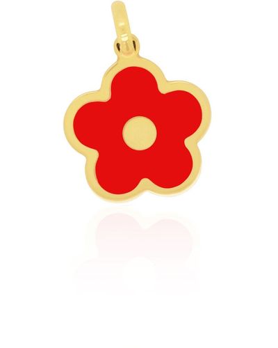 The Lovery Coral Cherry Blossom Charm - Red