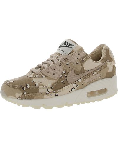 Nike Air Max 90 Canvas Fashion Casual And Fashion Sneakers - Brown