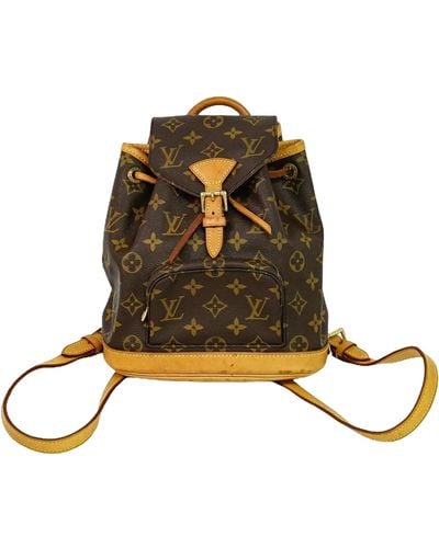 Shop Louis Vuitton MONOGRAM 2023 SS Monogram Canvas A4 Leather Logo  Backpacks (M46699) by Bellaris