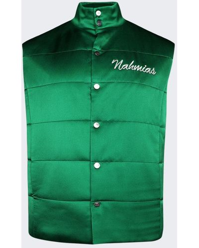 NAHMIAS Miracle Academy Silk Vest - Green
