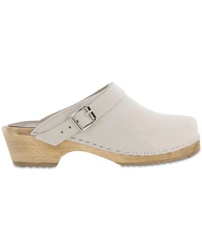 MIA Ebba Clog In Old Pink - White