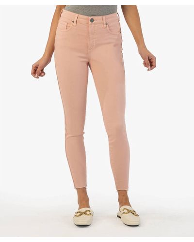 Kut From The Kloth Connie High Rise Fab Ab Skinny Jeans - Natural