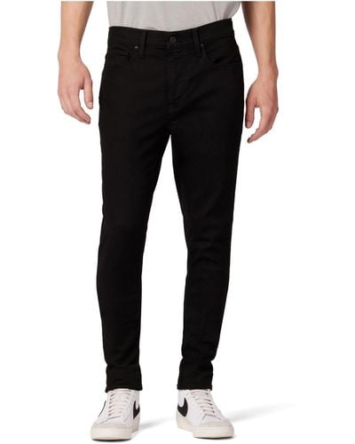 Hudson Jeans Zev Ripped Mid-rise Skinny Jeans - Black