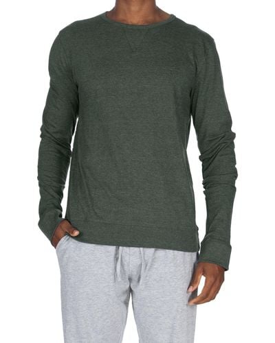 Unsimply Stitched Super Soft Crew Sweatshirt - Green