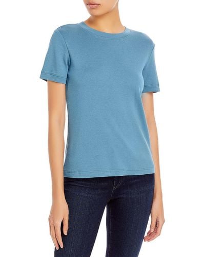 Three Dots C Knit T-shirt - Blue
