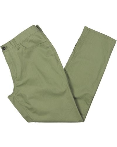 Michael Kors Parker Woven Slim Fit Pants - Green
