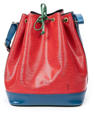 Louis Vuitton Noe Tricolor Gm - Red