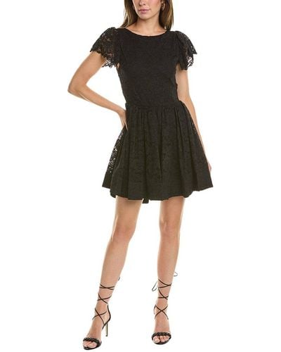 Caroline Constas Marguerite Mini Dress - Black