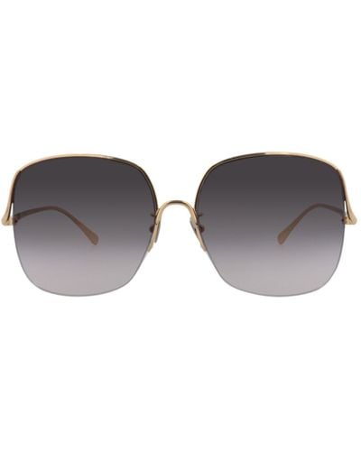 Pomellato Square-frame Metal Sunglasses - Gray