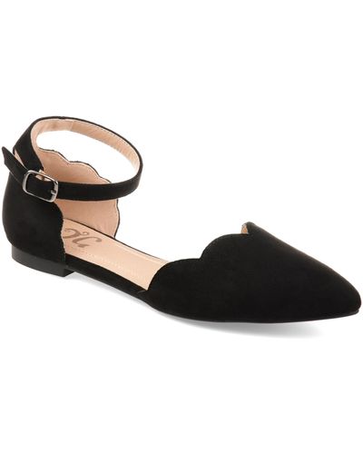 Journee Collection Collection Lana Flat - Black