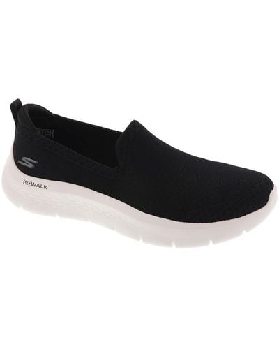 Skechers Go Walk Flex Air-cooled Slip On Slip-on Sneakers - Black