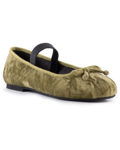 Seychelles Somebody New Flat Shoes In Olive - Green