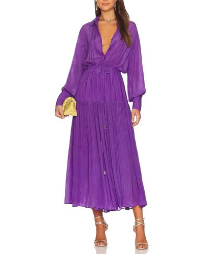 Karina Grimaldi Cassandra Dress - Purple