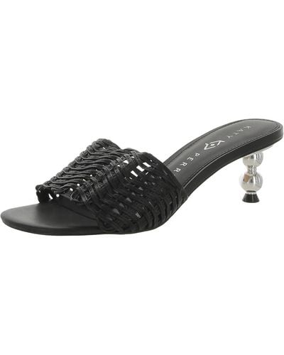 Katy Perry The Beed Too Zig Zag Cut Out Slip On Heels - Black