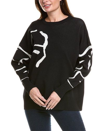 Gracia Dolman Sweater - Black