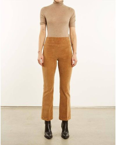 SPRWMN Ankle Flare Corduroy Pant - Natural