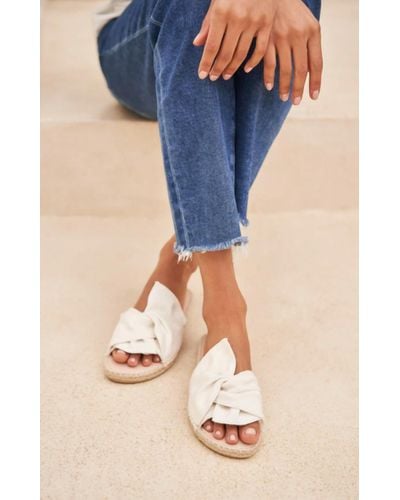 Manebí La Havana Sandal With Knot - Blue