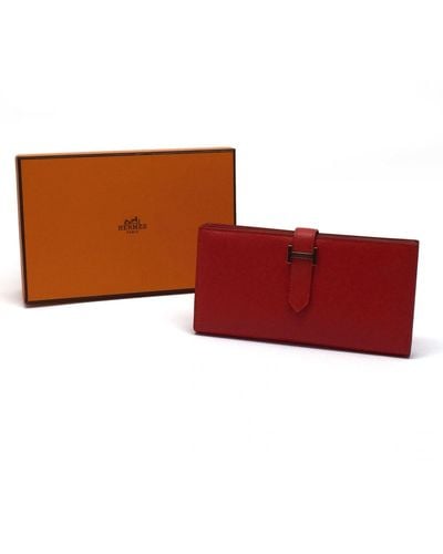 Hermès Béarn Leather Wallet (pre-owned) - Brown