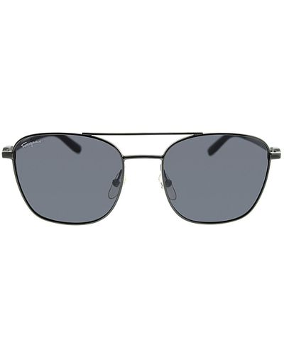 Ferragamo Sf 158s 015 Square Polarized Sunglasses - Black