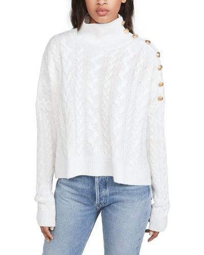 Generation Love Lana Cable Knit Sweater - White