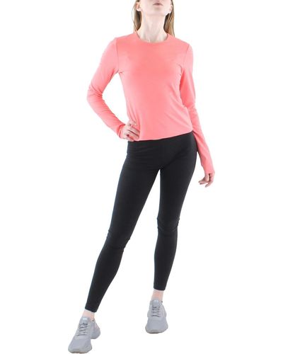 Beyond Yoga Heather Gym Fitness Shirts & Tops - Pink