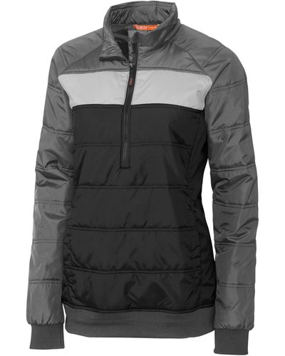 Cutter & Buck Cbuk Ladies' Thaw Insulated Packable Pullover Jacket - Black