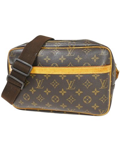 Louis Vuitton Reporter Pm Canvas Shoulder Bag (pre-owned) - Gray