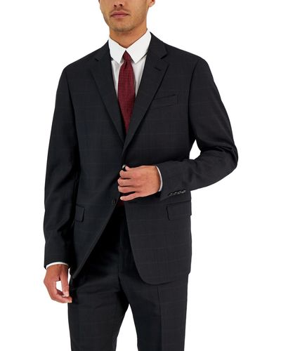 Armani Exchange Wool Suit Separate Two-button Blazer - Black