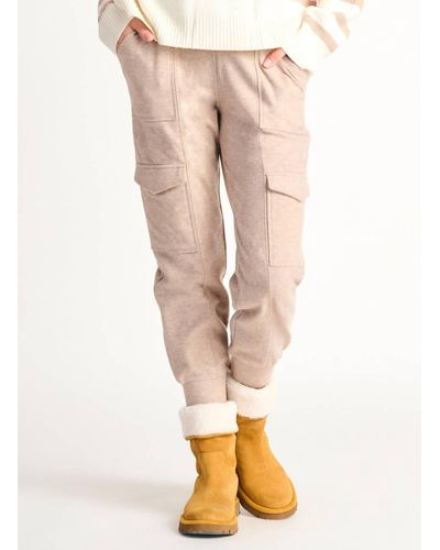 Dex Soft Cargo Jogger Pant In Oatmeal - Natural