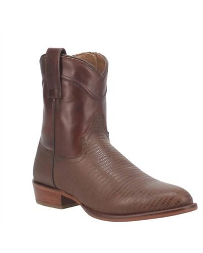 Dingo Jackson Leather Boots - Brown