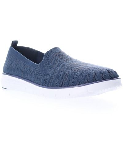 Propet Travel Fit Comfort Slip-on Sneakers - Blue