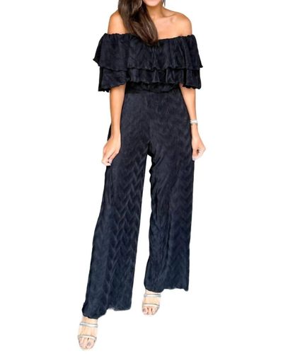 Lucy Paris Stacey High Rise Pant - Blue