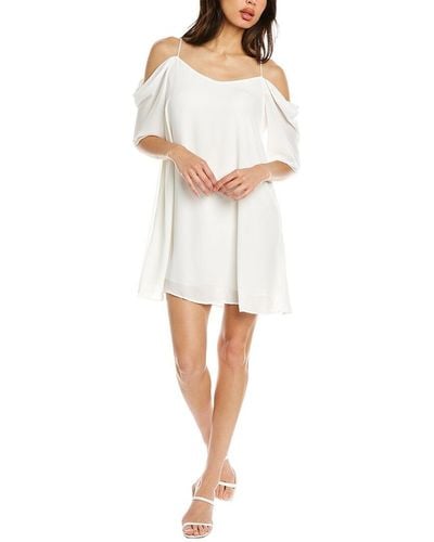 Krisa Off-the-shoulder Mini Dress - White