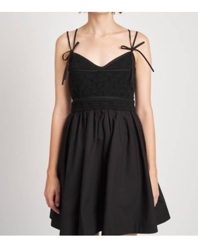 En Saison Monti Mini Dress - Black