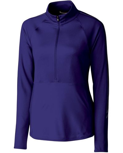 Cutter & Buck Ladies' Pennant Sport Half-zip Jacket - Blue