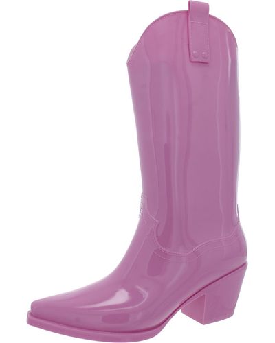 Matisse Annie Waterproof Mid-calf Rain Boots - Purple