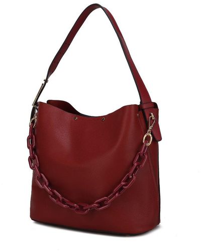 MKF Collection by Mia K Chelsea Hobo Handbag For - Red