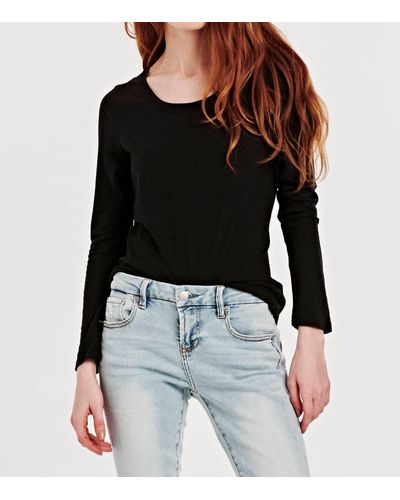 Another Love Cassie Long Sleeve Top - Black