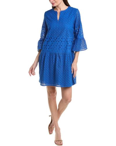 tyler boe Ingrid Shift Dress - Blue