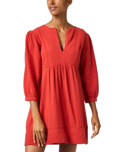 Honorine Coco Cover-up Dress - Red