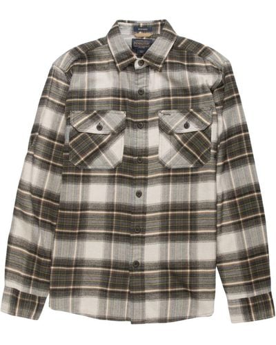 Pendleton Burnside Flannel Shirt - Gray