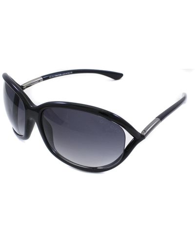 Tom Ford Jennifer Tf 8 01b Oval Sunglasses - Black