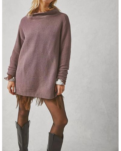 Free People Ottoman Slouchy Tunic - Brown