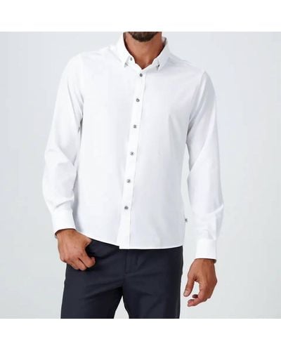 7 Diamonds Liberty Long Sleeve Shirt - White