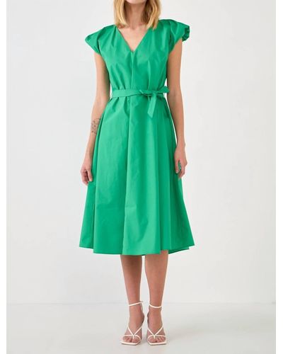English Factory It's Your Lucky Day Dress - Green