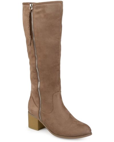 Journee Collection Collection Wide Calf Sanora Boot - Brown
