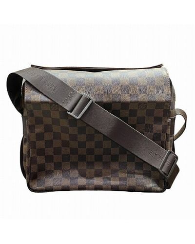 Louis Vuitton Naviglio Canvas Shoulder Bag (pre-owned) - Black