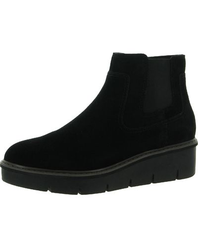 clarks wedge ankle boots